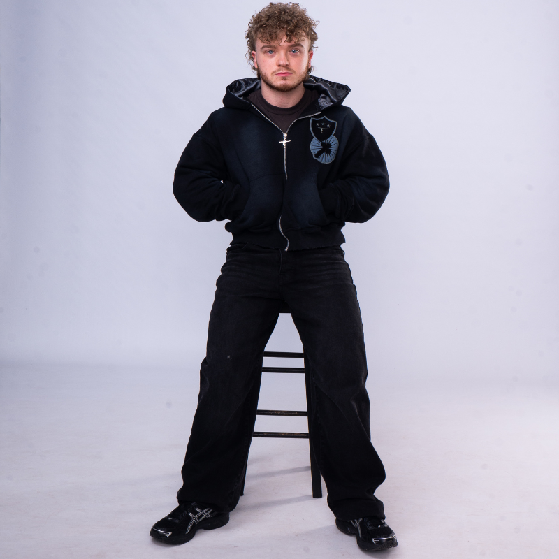 satin hoodie