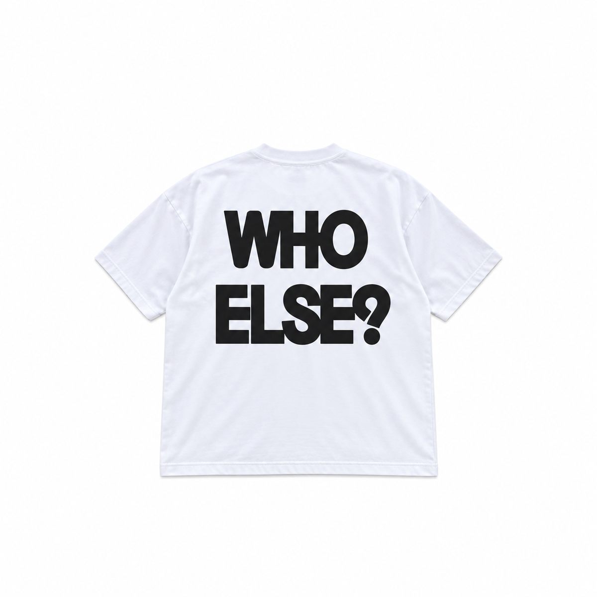 ‘Who Else’ Oversized Shirt
