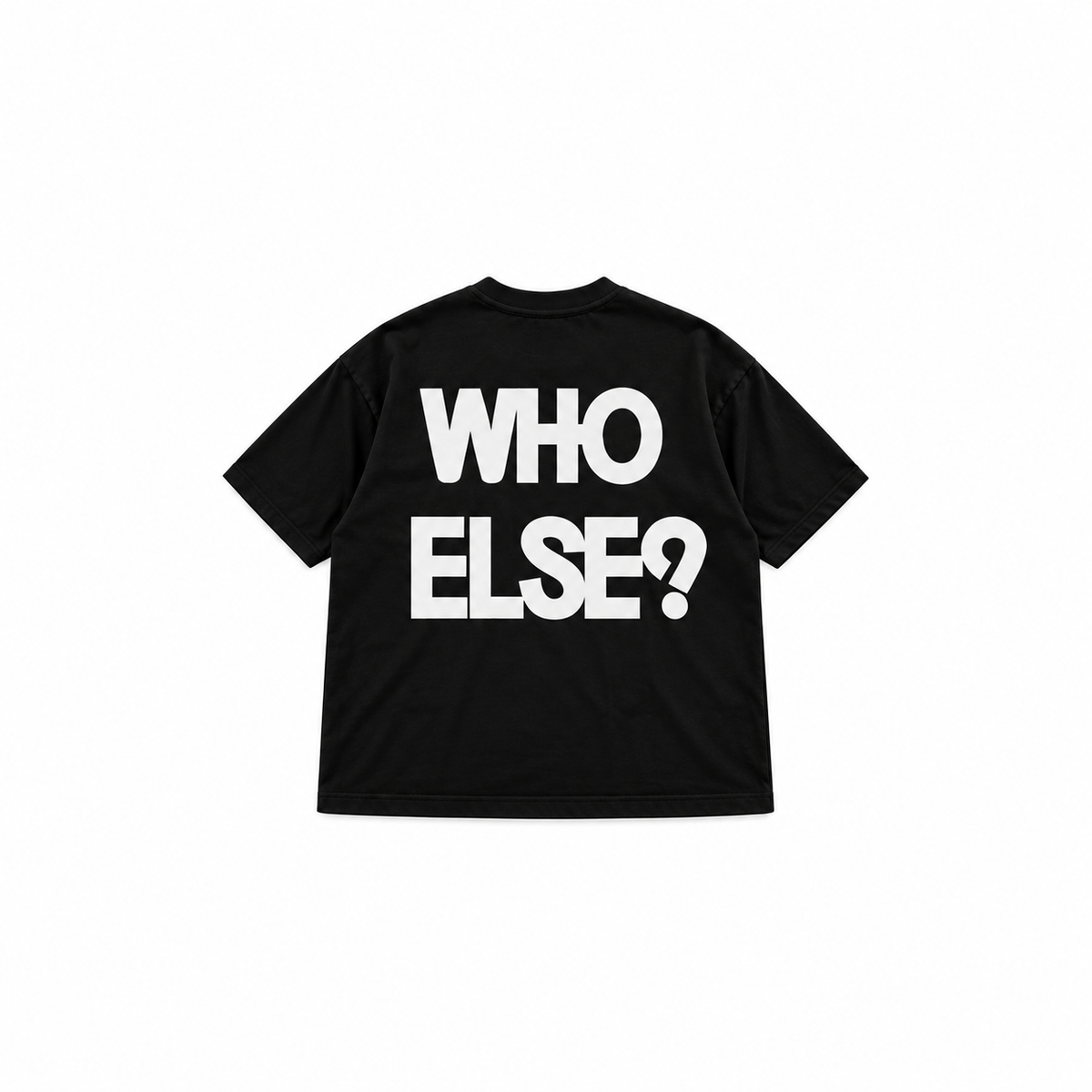 ‘Who Else’ Oversized Shirt