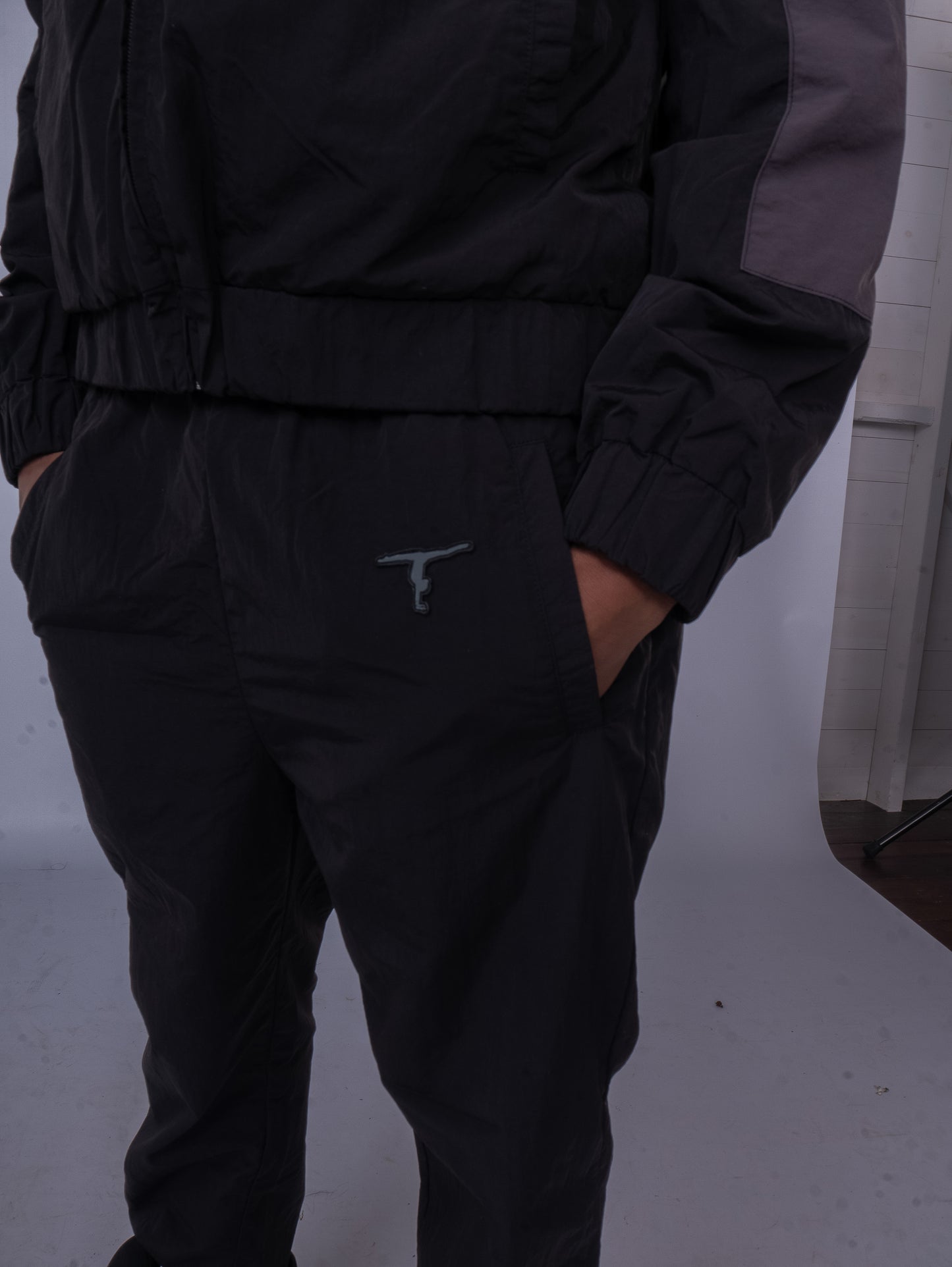nylon track jacket