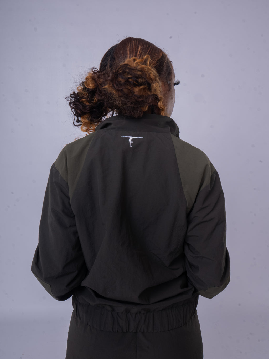 nylon track jacket