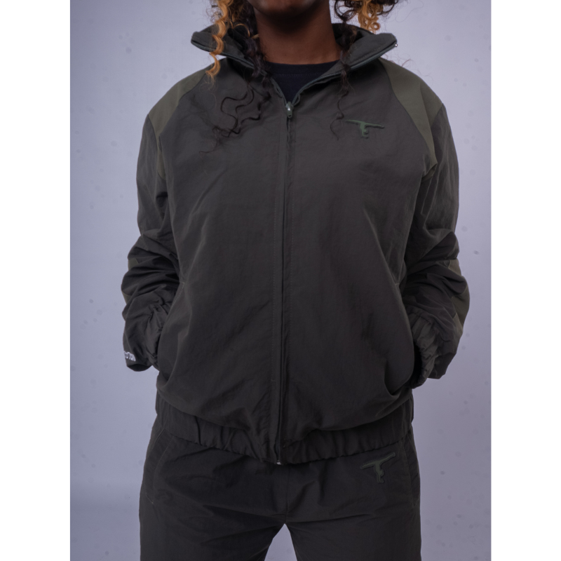 nylon track jacket